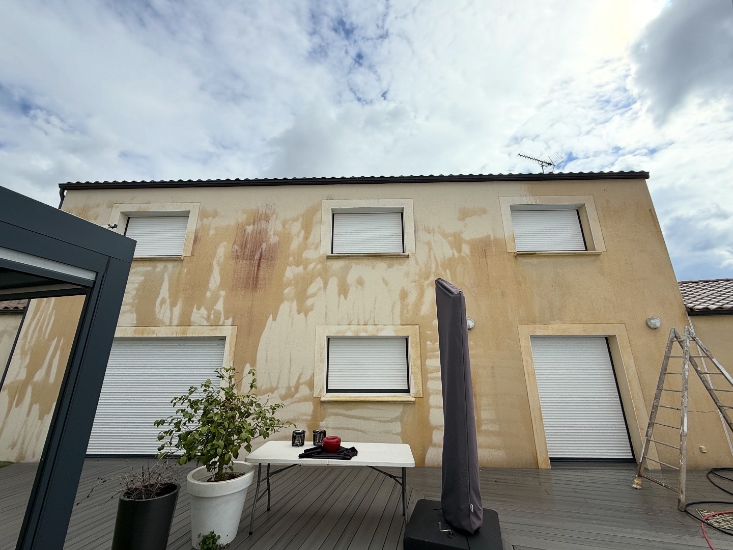 Avant nettoyage façade